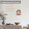 DIY Hanging Diamonds Painting Pendant Kit Monkey, 5D Special Gem Art Painting Kit Ornament, Acrylic Diamond Art Board Kit Animal, Double Sided
